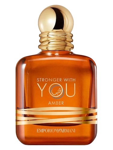 Frasco de Emporio Armani Stronger With You Amber — Giorgio Armani
