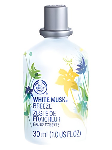 Frasco de White Musk Breeze, de The Body Shop