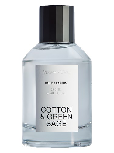 Frasco de Cotton & Green Sage, de Massimo Dutti
