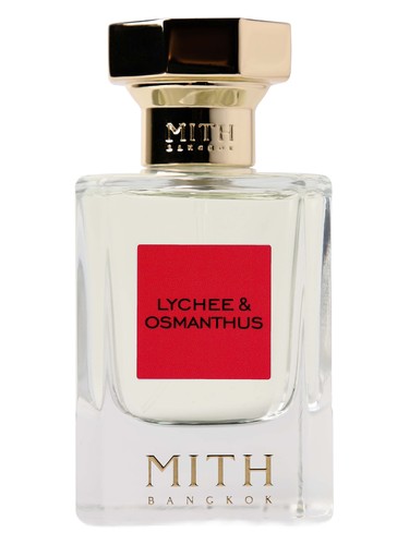 Frasco de Lychee & Osmanthus, de Mith