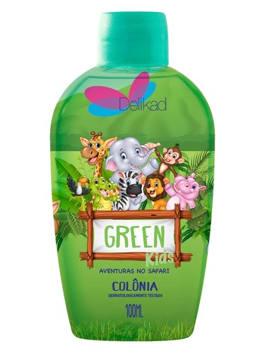 Frasco de Aventuras no Safari Green Kids, de Delikad