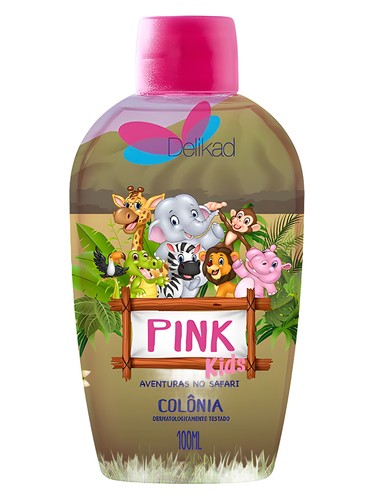 Frasco de Aventuras no Safari Pink Kids, de Delikad