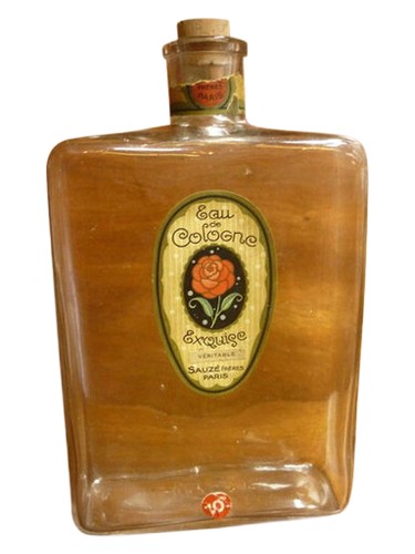 Frasco de Eau de Cologne Exquise, de Sauzé