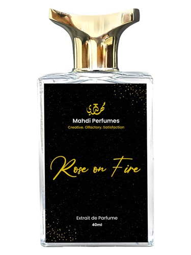 Frasco de Rose On Fire, de Mahdi Perfumes