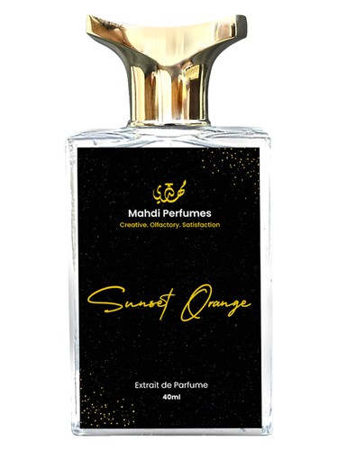 Frasco de Sunset Orange, de Mahdi Perfumes