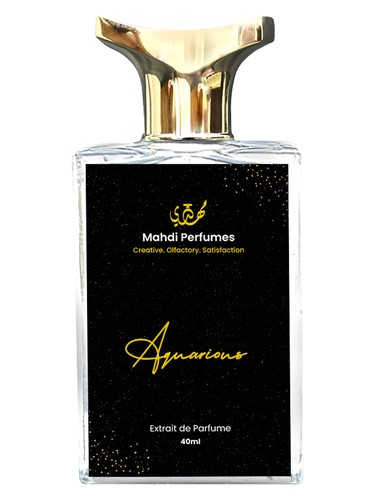 Frasco de Aquarious, de Mahdi Perfumes