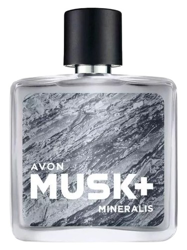 Frasco de Musk + Mineralis, de Avon