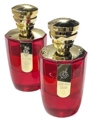 Frasco de Love Kills Oud, de Masque Milano