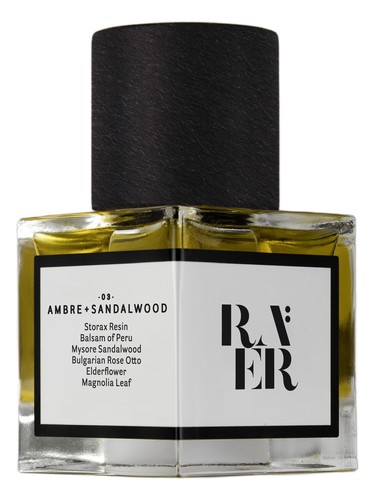 Frasco de Accord No. 03: Ambre + Sandalwood, de RAER Scents
