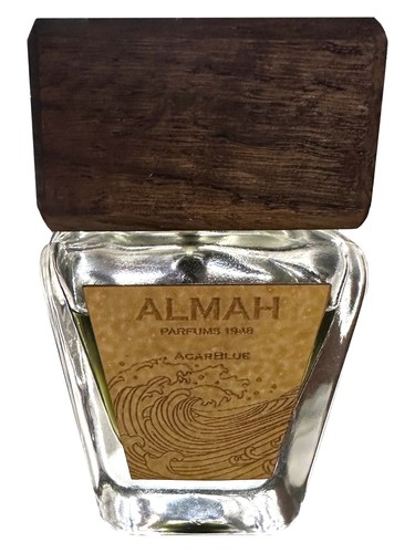 Frasco de AgarBlue, de Almah Parfums 1948