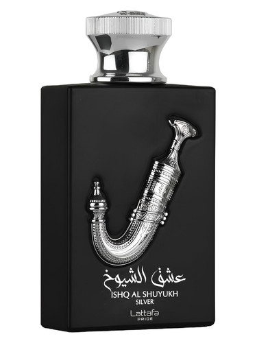 Frasco de Ishq Al Shuyukh Silver — Lattafa Perfumes