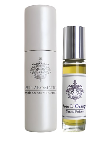 Frasco de Rose L'Orange Oil Perfume, de April Aromatics