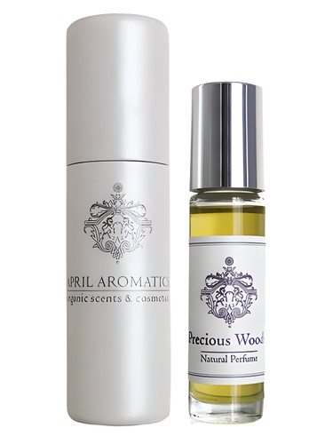 Frasco de Precious Woods Oil Perfume, de April Aromatics