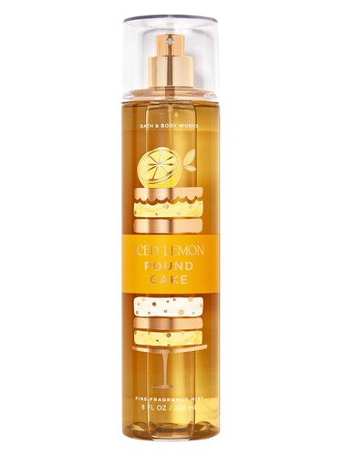 Frasco de Iced Lemon Pound Cake — Bath & Body Works
