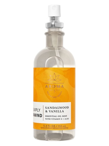 Frasco de Sandalwood Vanilla, de Bath & Body Works
