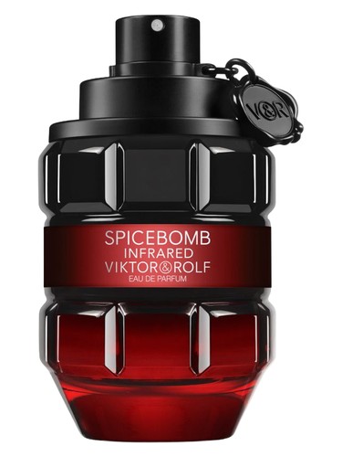 Frasco de Spicebomb Infrared Eau de Parfum, de Viktor&Rolf
