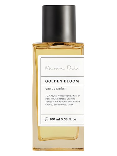 Frasco de Golden Bloom, de Massimo Dutti
