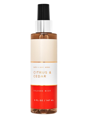 Frasco de Citrus & Cedar Cologne Mist, de Bath & Body Works
