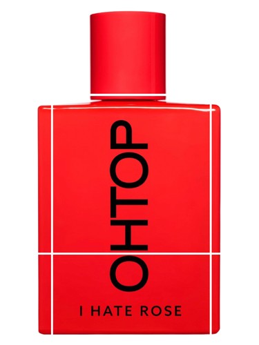 Frasco de I Hate Rose, de OHTOP