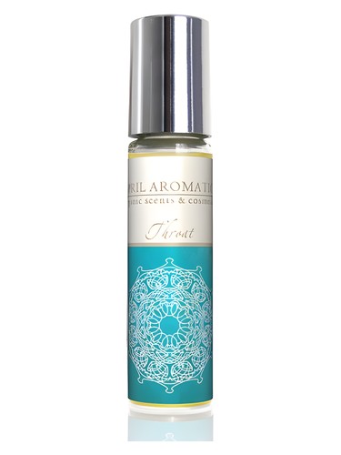 Frasco de Throat Chakra Oil, de April Aromatics