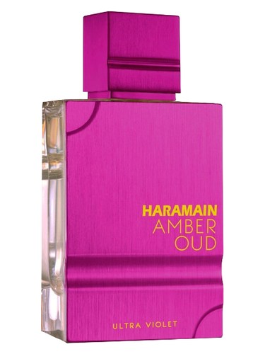 Frasco de Amber Oud Ultra Violet, de Al Haramain Perfumes