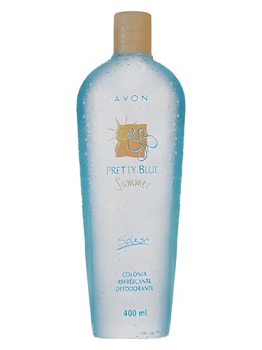 Frasco de Pretty Blue Summer, de Avon