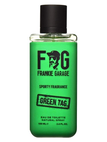 Frasco de Sporty Fragrance Green Tag, de Frankie Garage