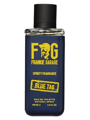Frasco de Sporty Fragrance Blue Tag, de Frankie Garage
