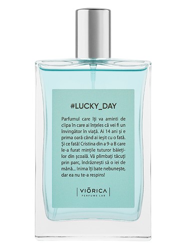 Frasco de #LUCKY-DAY, de Viorica Cosmetics