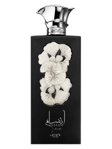 Frasco de Ansaam Silver — Lattafa Perfumes
