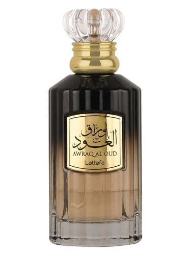 Frasco de Awraq Al Oud, de Lattafa Perfumes
