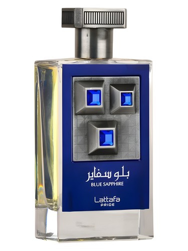 Frasco de Blue Sapphire, de Lattafa Perfumes
