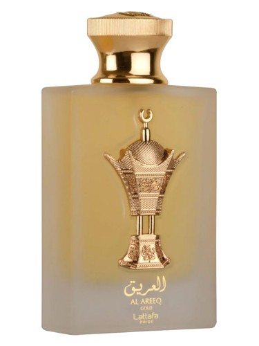 Frasco de Al Areeq Gold — Lattafa Perfumes
