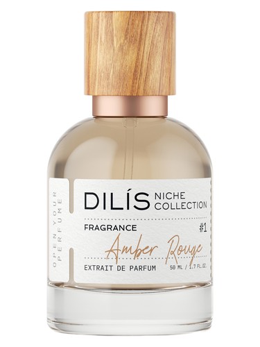 Frasco de #1 Amber Rouge, de Dilís Parfum