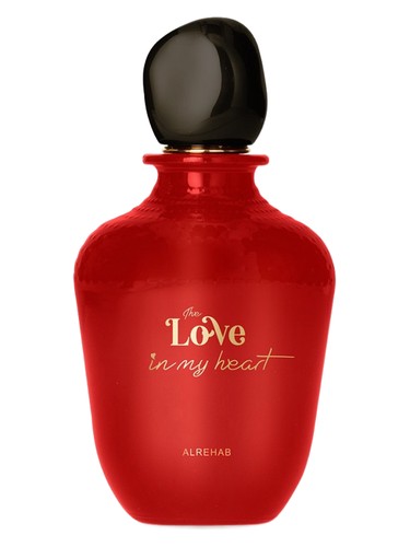 Frasco de The love in my Heart, de ALREHAB PERFUMES