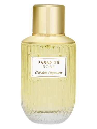 Frasco de Paradise Rose, de ALREHAB PERFUMES