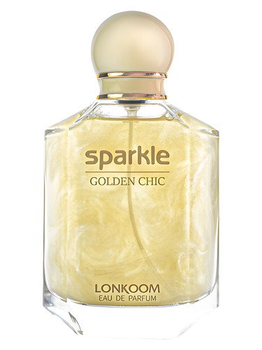 Frasco de Sparkle Golden Chic, de Lonkoom Parfum