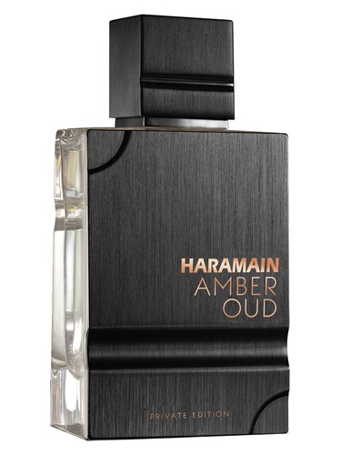 Frasco de Amber Oud Private Edition, de Al Haramain Perfumes