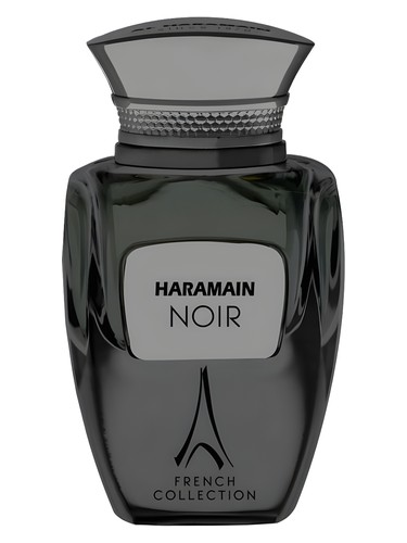 Frasco de Noir, de Al Haramain Perfumes