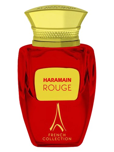 Frasco de Rouge, de Al Haramain Perfumes