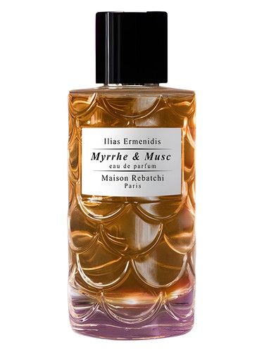 Frasco de Myrrhe & Musc, de Maison Rebatchi