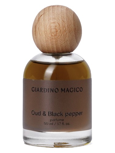 Frasco de Oud & Black Pepper, de Giardino Magico