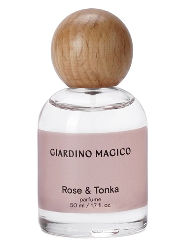 Frasco de Rose & Tonka, de Giardino Magico