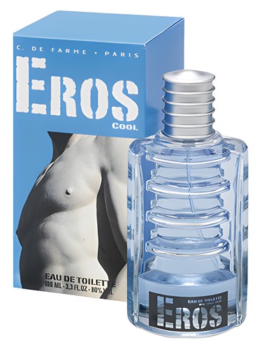 Frasco de Eros Cool, de Corine de Farme