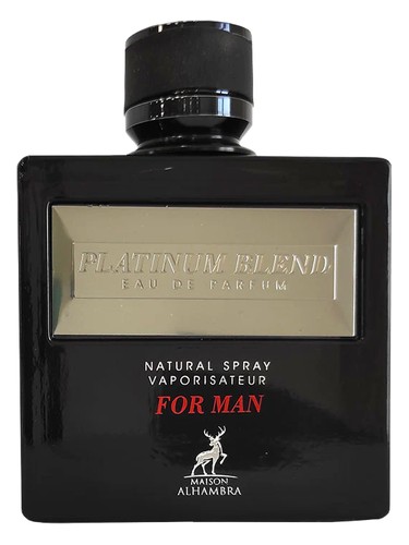 Frasco de Platinum Blend, de Maison Alhambra
