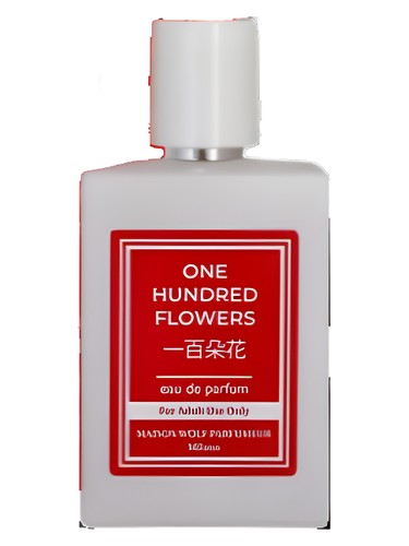 Frasco de One Hundred Flowers, de Maison Wolf Parfumeur