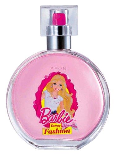 Frasco de Barbie Loves Fashion, de Avon