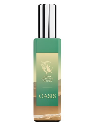 Frasco de Oasis, de Fantasy Community Perfumes