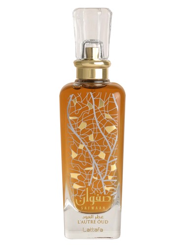 Frasco de Safwaan L'autre Oud, de Lattafa Perfumes