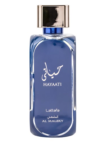 Frasco de Hayaati Al Maleky — Lattafa Perfumes